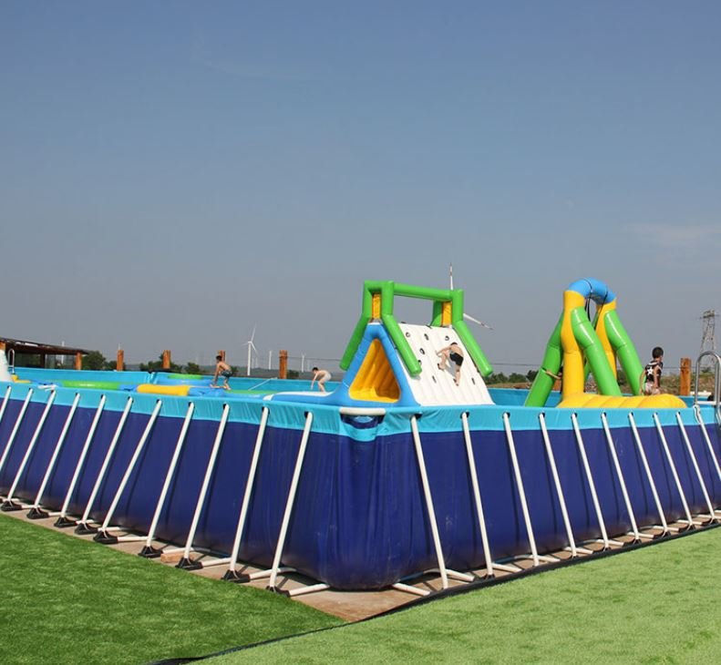 Каркасный летний бассейн для соревнований 10 x 15 x 1 м (рис.4)